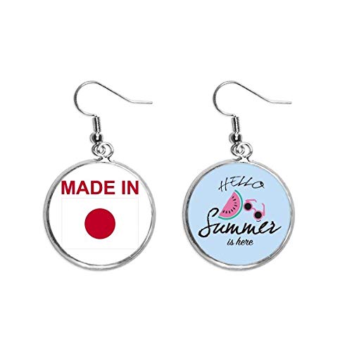 Pendientes de sandía desde Japón un diseño lleno de amor