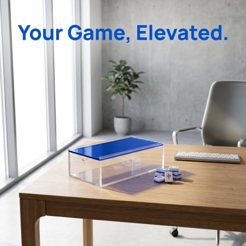 Caja de Almacenamiento para Fichas de Mahjong de Acrílico Resistente 3