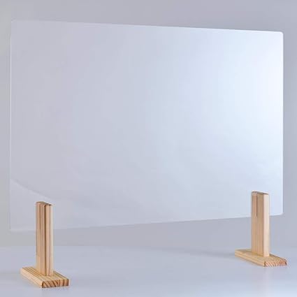 Amazon コロナウイルスシールドスタンド 860 560 3mm メルクシパイン アクリル板 おしゃれ パーテーション ブラウン パーティション 衝立 文房具 オフィス用品