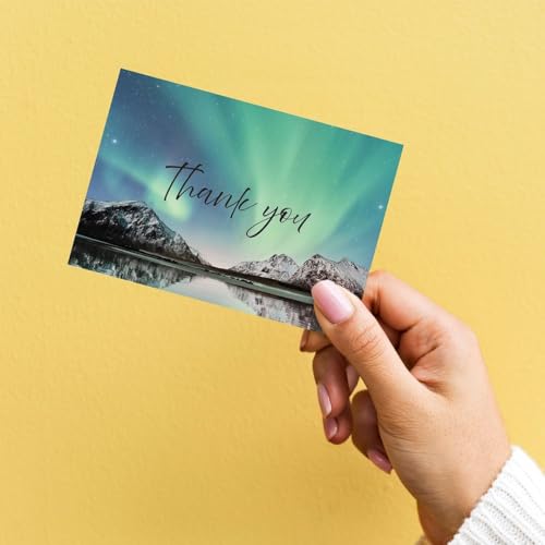 Image of Great Papers! Scenic Waterscape Collection Thank You Note Card and Envelope, 4.875 inch x 3.375 inch, 20 count (2025024)