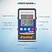 Newhai Upgraded Electrostatic Field Meter 0-22KV Handheld Electrostatic Tester Error Within 5% Portable Infrared Antistatic Field Detection Tester for Textile Fiber Paper Rubber Plastic