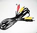 Wennow 3.5mm AV Cable for Portable DVD Player to Big Screen TV Compatible with Sony DVP-FX810 Sony DV-PFX970 Sony DVP-FX820 Sony DV-fx950 / dv-fx730 / Dv-FX Model