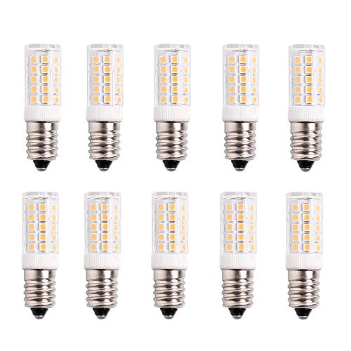 Standard-E14-LED-Birne, 4W (entspricht 40W-Halogenlampe), 400LM, AC 220-240V, kein Flimmern, 360 ° Abstrahlwinkel, 3000K warmweiß, Edison-Energiesparlampe, Zuhause/Geschäft, 10 Stück Cover
