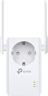Tp-Link N300 Universal Range Extender With Extra Power Outlet, Broadband/Wi-Fi Extender, Wi-Fi Booster/Hotspot With 1 Ethernet Port And 2 External Antennas, Plug And Play, Uk Plug- Tl-Wa860Re