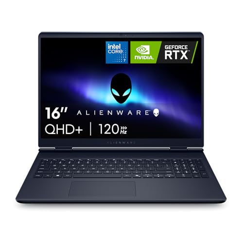 Notebook Gamer Alienware Aurora 16' WQXGA – Intel Core 7 – 16GB RAM – 512GB SSD – NVIDIA GeForce RTX 3050 – Windows 11 – AC16-C7240H-A30