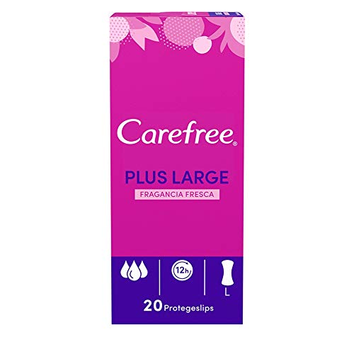 Protège-slips absorbants Carefree Plus Large sans parfum protection hygiénique respirante