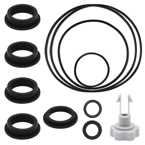 Kit de Réparation pour Pompe à Filtre à Sable pour Intex, Rechange pour Pompe à Filtre à Sable, Comprenant 1pcs Soupape de Décharge d'air 11pcs Joints...