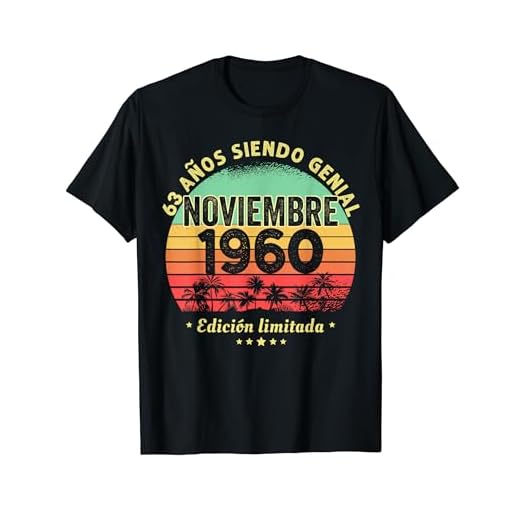 63 Años Cumpleaños Regalo Noviembre 1960 Noviembre 63 Años Camiseta