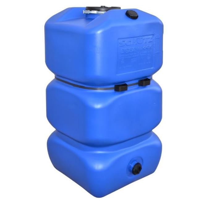 Depósito Agua Potable Cuadrado 600 litros, 74x74x135 cm, Recomendado para Uso Exterior
