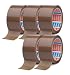 Produktbild Klebeband braun - leise abrollend - 50 mm breit - 66 m lang (5 Rollen)