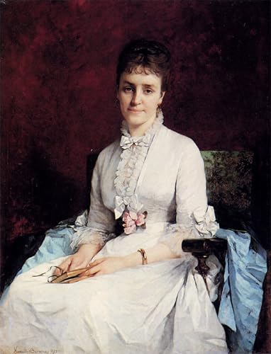 Wall Art Peintures Portrait Henriette Ri Browne Décoration Murale Chambre 60x90