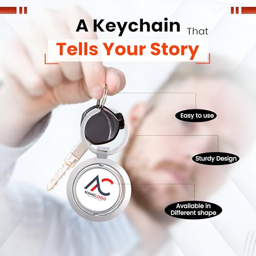 Image of magical gifts Customized Keychains, Unique Personalized Key RIngs and Charms with Your Photos /Name /Design for Bags /Bikes /Car and Gifting Purposes