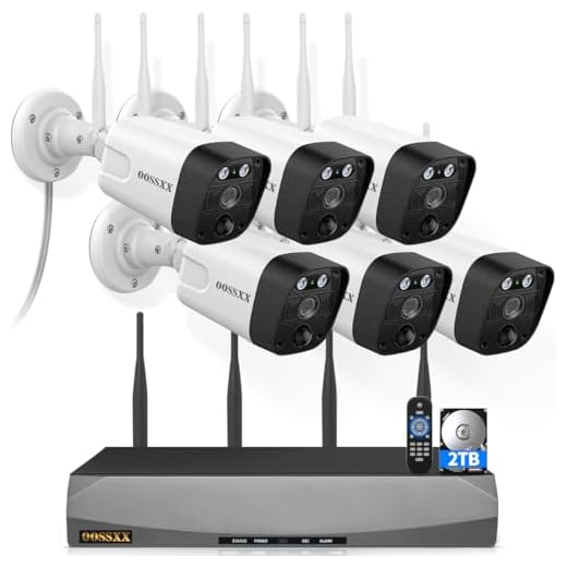 Wireless WiFi Outdoor Security Camera System