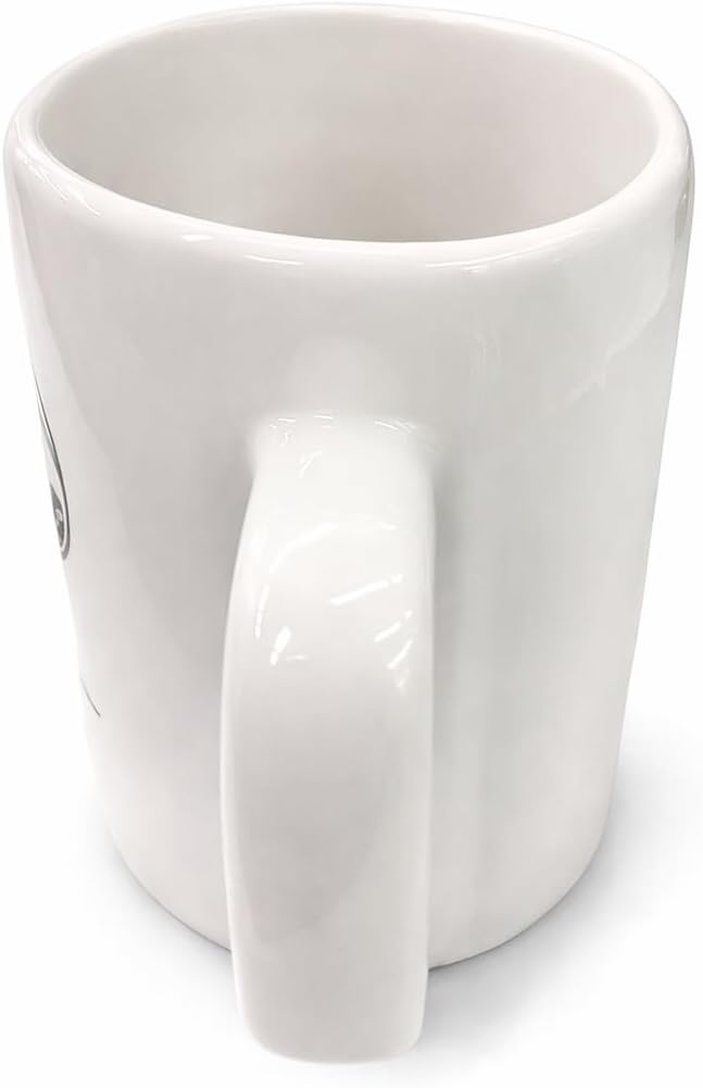 Peanuts Rae Dunn Coffee Mug, White - Pickleball - Green Racket