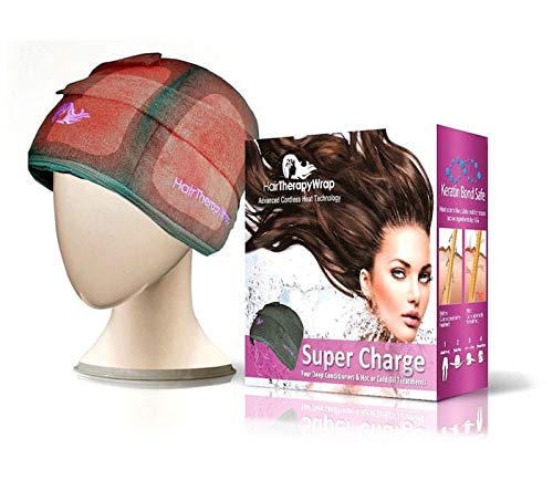 Hair Therapy Wrap - Black - Cordless Thermal Turban Heat Wrap