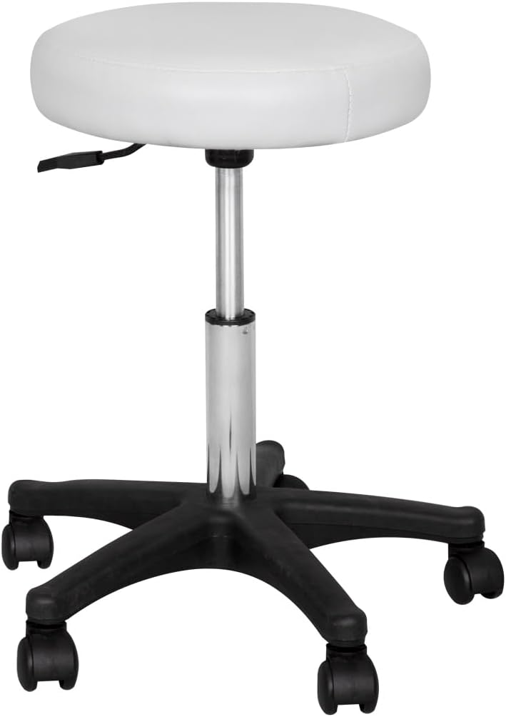 Minerva Beauty Tech Stool in White