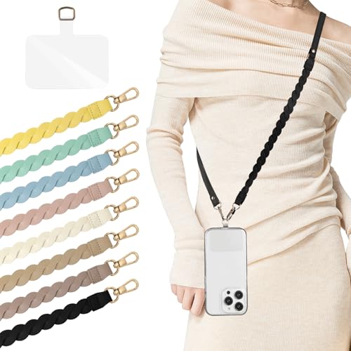 [Dockii] スマホストラップ スマホ ショルダー 首掛けストラップ 携帯ストラップ ホルダー×1 ストラップ ショルダー iphone スマホ ネック 首掛け 肩掛け 斜めがけ 長さ調整可能 落下防止 金具 携帯/鍵 付替え 全機種対応 薄型 紛失 忘れ物 軽量 耐久性強化版 着脱簡単