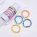 CHENSILAIYI Friendship Bracelets - 10 Pack Colorful Smiley Beaded Handmade Jewelry Set for Teen Girls, Women, Gifts, Party Favors (Smiling Face Style A)