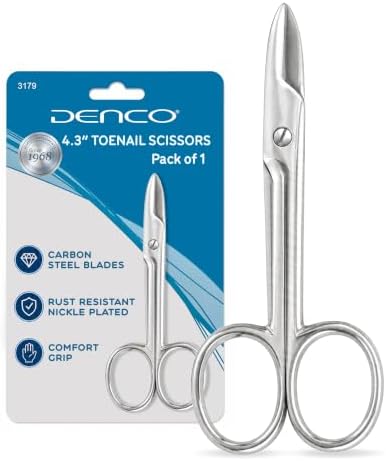Denco Toenail Scissors, 4 Inch