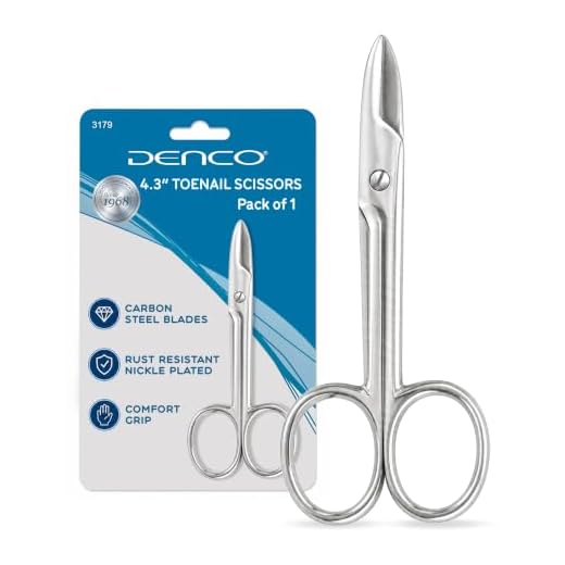 Denco Toenail Scissors, 4 Inch