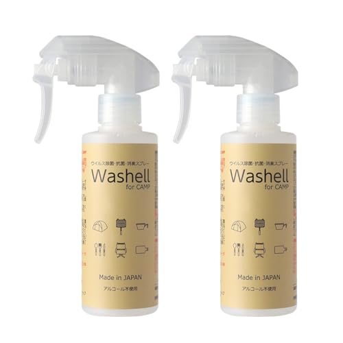 Washell(�E�H�b�V�F��) for CAMP �ق����L ���� ��� ���L �X�v���[ �L�����v �H�� �y�b�g �ЊQ ���~ �����擾 180ml (2�{�Z�b�g�j
