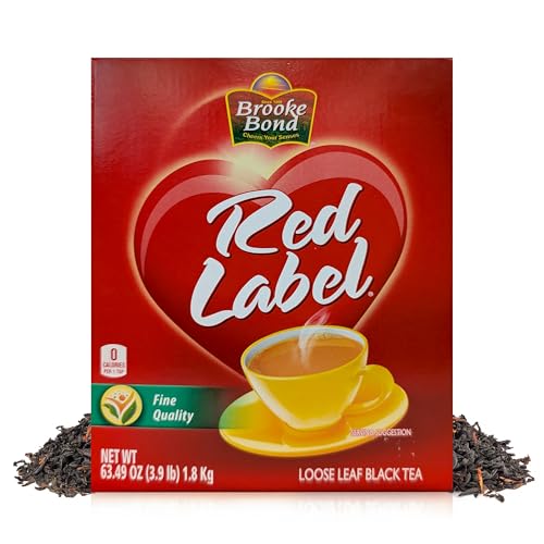 Brook Bond Red Label Fine Quality Loose Leaf Black Tea (63.4 oz / 1800 G)