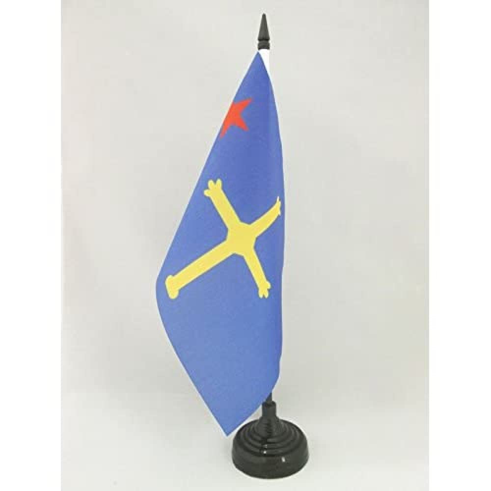 AZ FLAG Asturias Independentist Table Flag 5'' x 8''