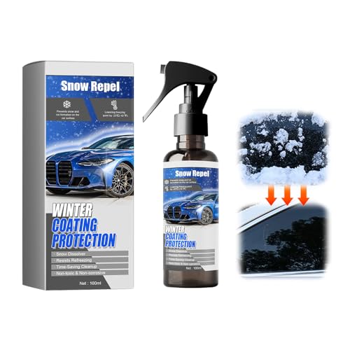 Windshield Deicer Spray for Car, Fast Acting Ice Remover & Fridge Defrosting Agent, Multi-Purpose Melting Spray for Winter Auto Care (1 PCS)