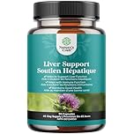Milk Thistle Supplement for Liver Cleanse Detox & Repair - Herbal Pills with Dandelion Root, Choline, Beetroot & Artichoke Extract - 90 Capsules