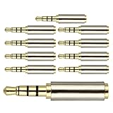 Compatibilité étendue : connectez des écouteurs, des lecteurs audio ou des microphones grâce à cet adaptateur jack audio, améliorant ainsi la fonctionnalité de votre casque, de votre téléphone ou de votre tablette, de vos haut-parleurs ou de votre microphone