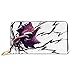 Produktbild JHGFG Gengar Wallet Leder Reißverschluss um Clutch Geldbörse Kartenhalter Organizer.