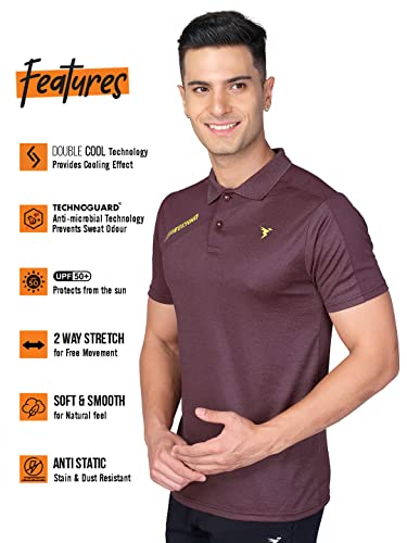 Image of TECHNOSPORT Men's Regular Fit Tshirt
