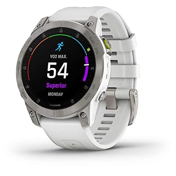 Garmin EPIX(TM) SAPPHIRE TITAN 010-02582-21 Smartwatch bluetooth, GPS, heart rate monitor