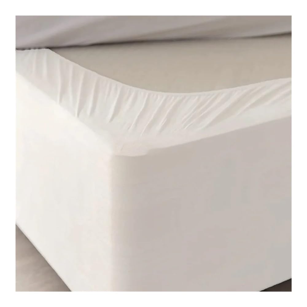 Coprirete in pelle scamosciata sintetica con tre lati in tessuto elastico facile da installare (grigio, letto matrimoniale, 150 x 200 x 30 cm)