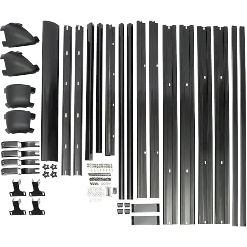 Baca de techo duradera con doble capa de aluminio resistente para carga de SUV 6