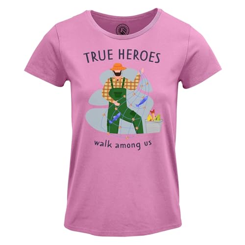 T-shirt femme col rond True Heroes une idée cadeau originale pour navigatrice