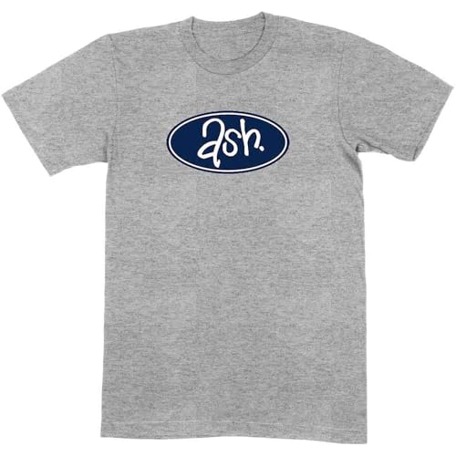 T-shirt Ash bleu band logo pour vos sorties décontractées et concerts