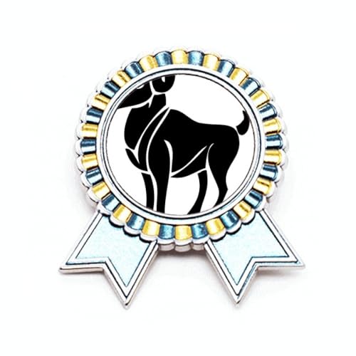 Broche zodiaque Bélier métal M : accessoire mode astro unisexe