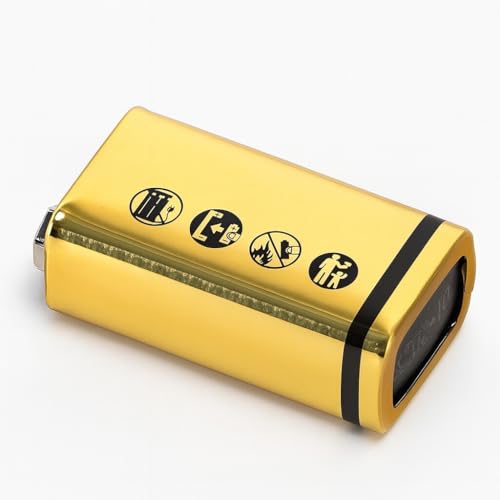 Batería de 9 V Tipo Carbono-Zinc 6F22, 1 Unidad, Ideal para Dispositivos electrónicos y Aplicaciones de bajo Consumo.