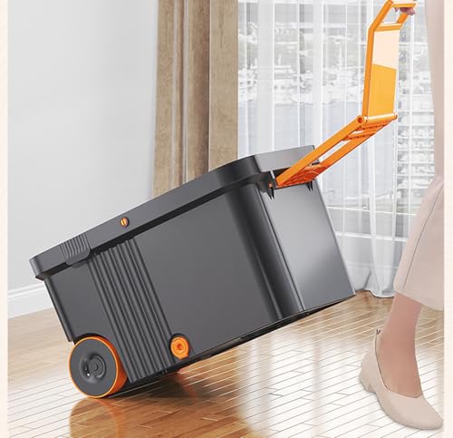 IUYIXWFP Mop und Eimer Sets Extra groß Nicht Handwaschen Rotierender Mopp Set A Mop ist sauber Bodenwischer Haushalt Automatische Dehydrierung Mop Bucket Floor Mops – Bild 5