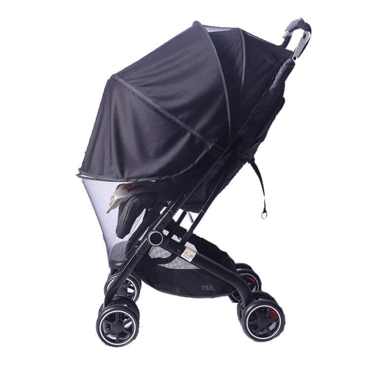 Universal Baby Stroller Sun Shade Infant Pushchair 2-in-1 Mosquito Netting and Baby Stroller Sun Cover Baby Stroller Blackout Cover with Two-Way Zipper Stroller Pram Buggy Shade Extender Sunshade