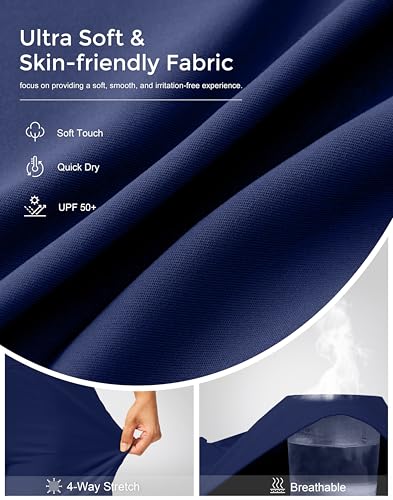 Image of G Gradual Women's Athletic Shorts 6 inch High Waisted Stretchy Bermuda Shorts for Women Quick Dry Summer Casual Shorts