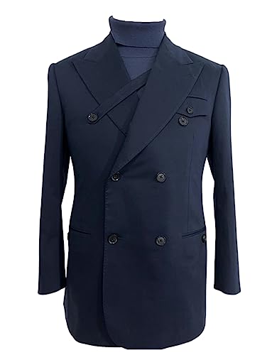 Blazer croisé homme noir veste de costume chic pour fête