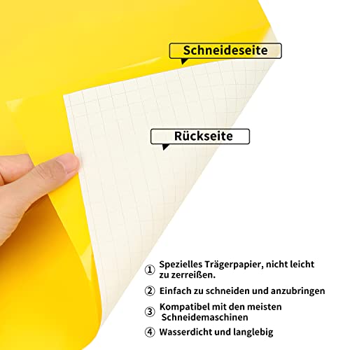 Plotterfolie Prime Vinyl 30,5 x 30,5 cm, 25 Farben für Schneidemaschinen