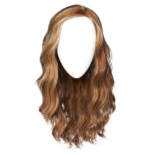 Raquel Welch Day To Date Wig With Long Layered Soft Curls, By Hairuwear, Average Cap, RL14/25SS Honey Ginger