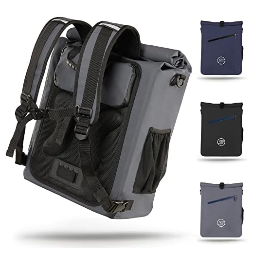 Forrider 3in1 Fahrradtasche für Gepäckträger mit Rucksack Wasserdicht 27L I Gepäckträgertasche Reflektierend I Sattel Tasche fürs Fahrrad (Grey)