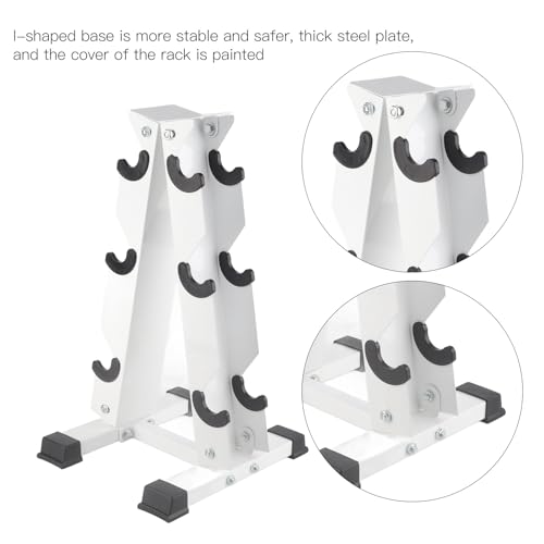 Support d'haltères robuste à fente en ABS protégeant vos poids de musculation - 5