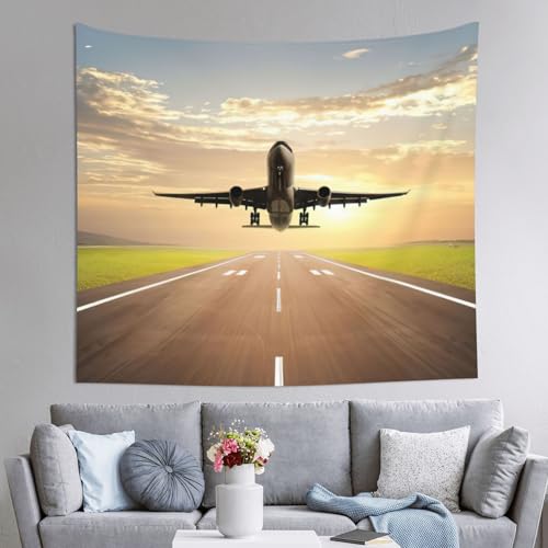 Tapisserie murale avion EdWal grande décoration de chambre pour masquer un mur vide