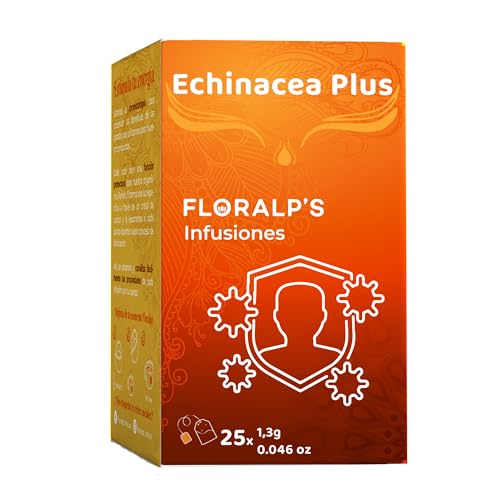 Echinacea Plus de Floralps - Infusión Natural para el Bienestar Inmunitario - 25 Sobres