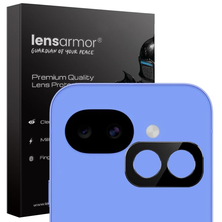 Image of Lensarmor Compatible with Google Pixel 10a Camera Lens Protector (1 Pack) - Premium 9H Tempered Glass, Military-Grade Protection, Ultra-Clear Transparency & Case-Friendly Design